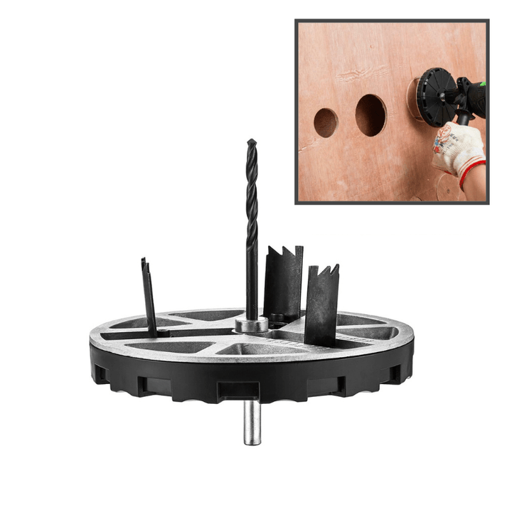 Lisslune | DiaMaster Multi – Trident Blade Hole Cutter for Plastic and Aluminum