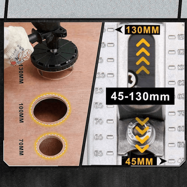 Lisslune | DiaMaster Multi – Trident Blade Hole Cutter for Plastic and Aluminum