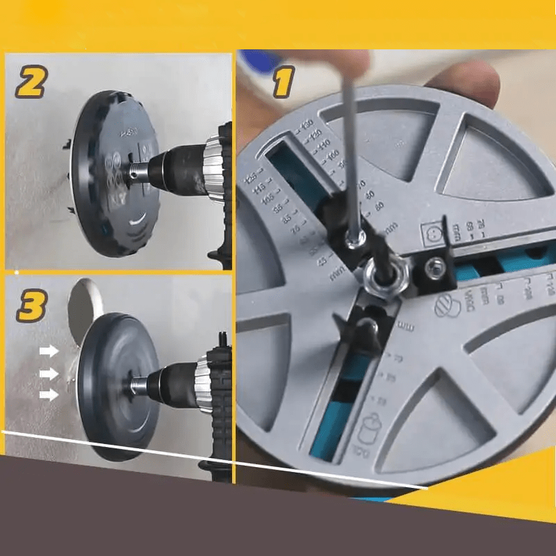 Lisslune | DiaMaster Multi – Trident Blade Hole Cutter for Plastic and Aluminum