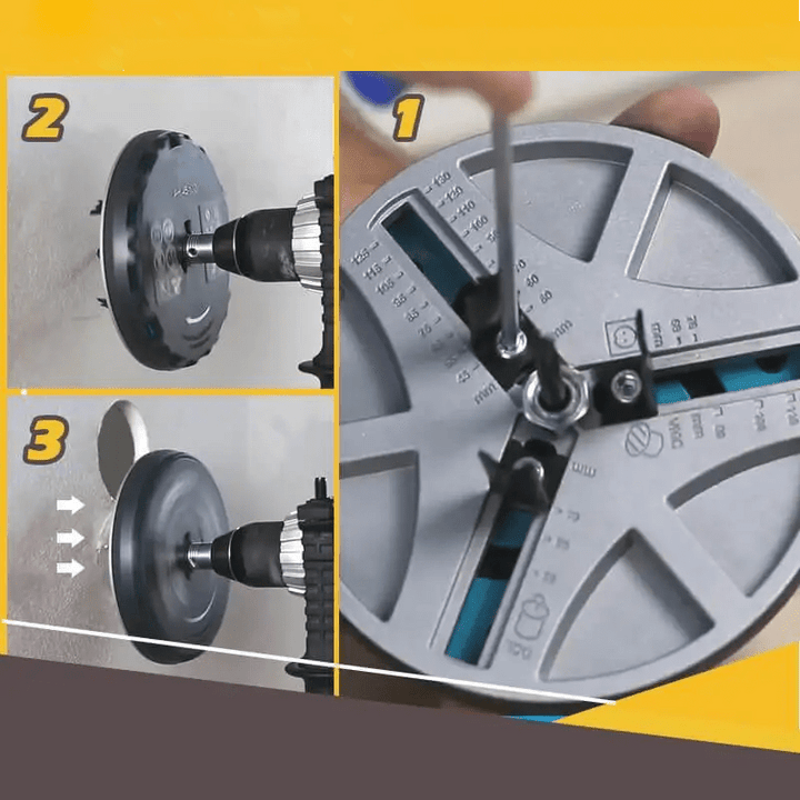 Lisslune | DiaMaster Multi – Trident Blade Hole Cutter for Plastic and Aluminum
