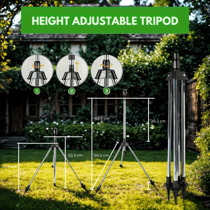 Lisslune | 360° Stainless Steel Tripod