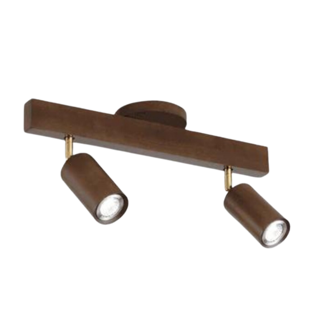 Lisslune | EcoLux Adjustable Wooden Ceiling Spotlight with LED Bulb Included
