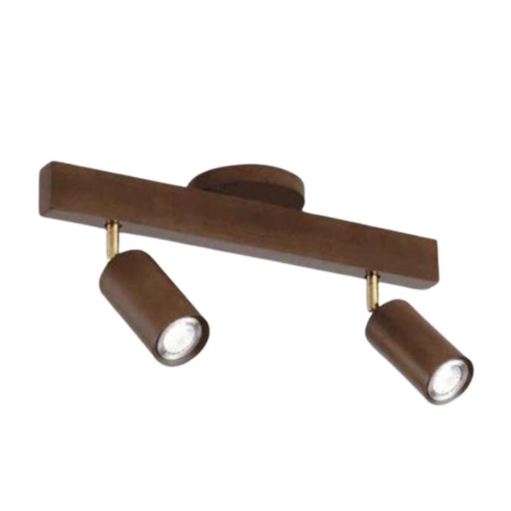 Lisslune | EcoLux Adjustable Wooden Ceiling Spotlight with LED Bulb Included