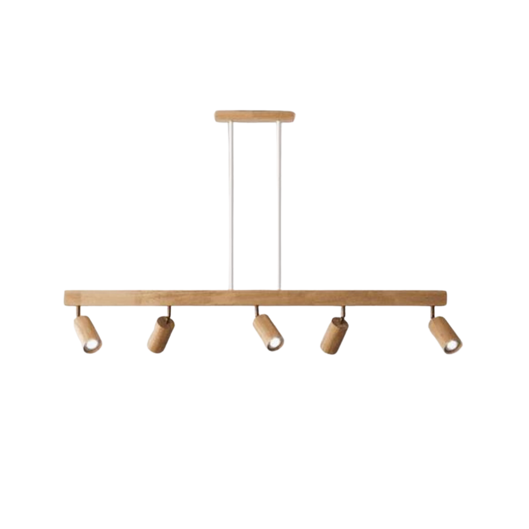 Lisslune | EcoLux Adjustable Wooden Ceiling Spotlight with LED Bulb Included