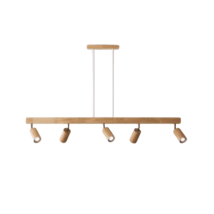 Lisslune | EcoLux Adjustable Wooden Ceiling Spotlight with LED Bulb Included