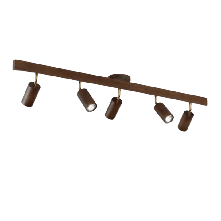 Lisslune | EcoLux Adjustable Wooden Ceiling Spotlight with LED Bulb Included