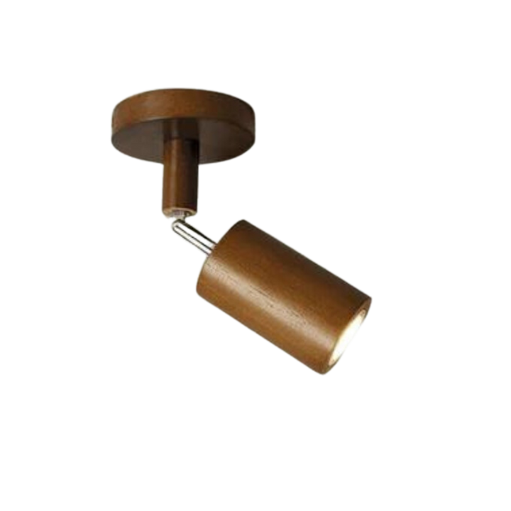 Lisslune | EcoLux Adjustable Wooden Ceiling Spotlight with LED Bulb Included