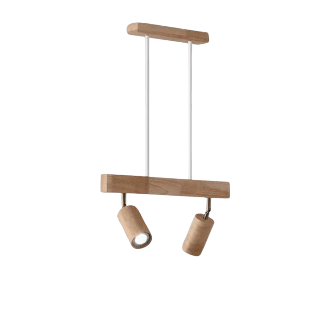 Lisslune | EcoLux Adjustable Wooden Ceiling Spotlight with LED Bulb Included