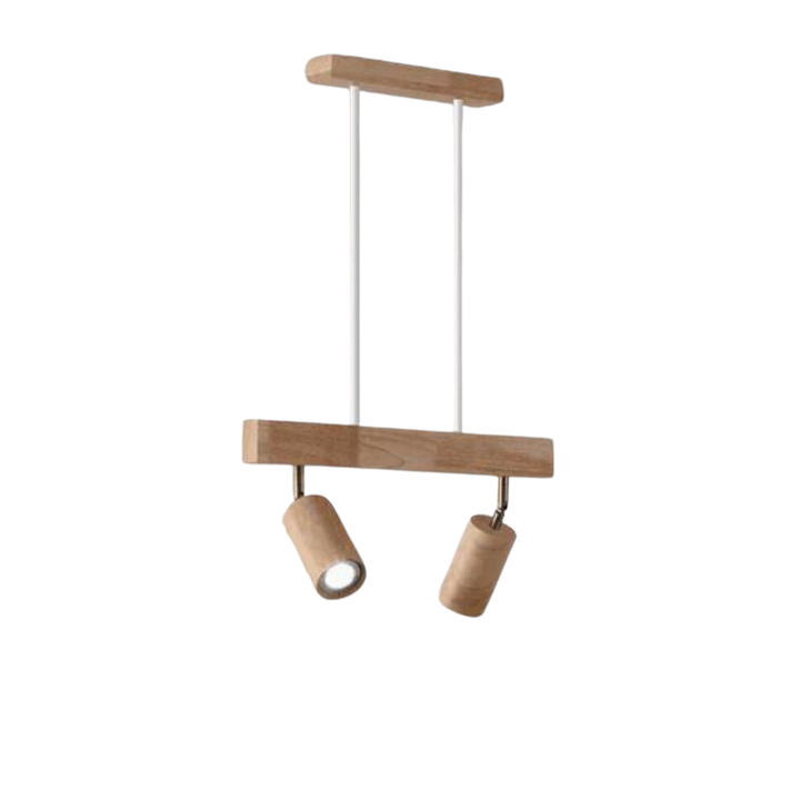Lisslune | EcoLux Adjustable Wooden Ceiling Spotlight with LED Bulb Included