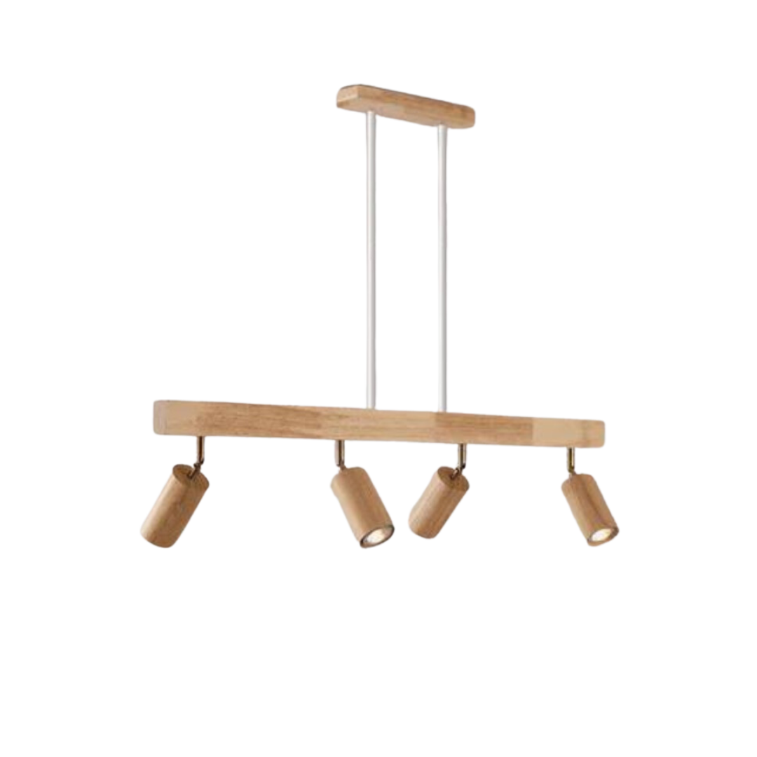 Lisslune | EcoLux Adjustable Wooden Ceiling Spotlight with LED Bulb Included