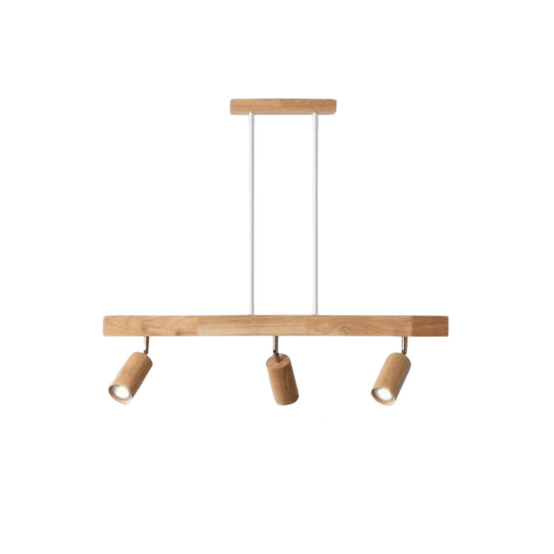 Lisslune | EcoLux Adjustable Wooden Ceiling Spotlight with LED Bulb Included