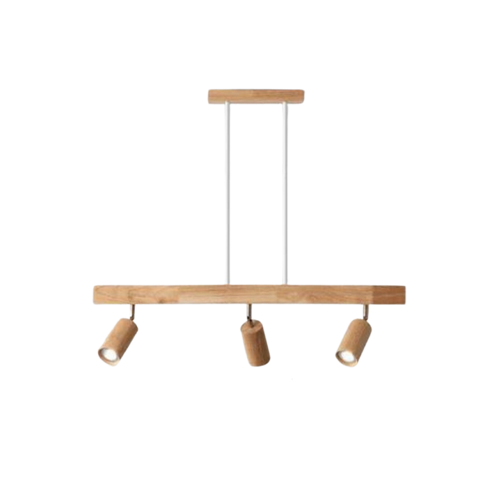 Lisslune | EcoLux Adjustable Wooden Ceiling Spotlight with LED Bulb Included