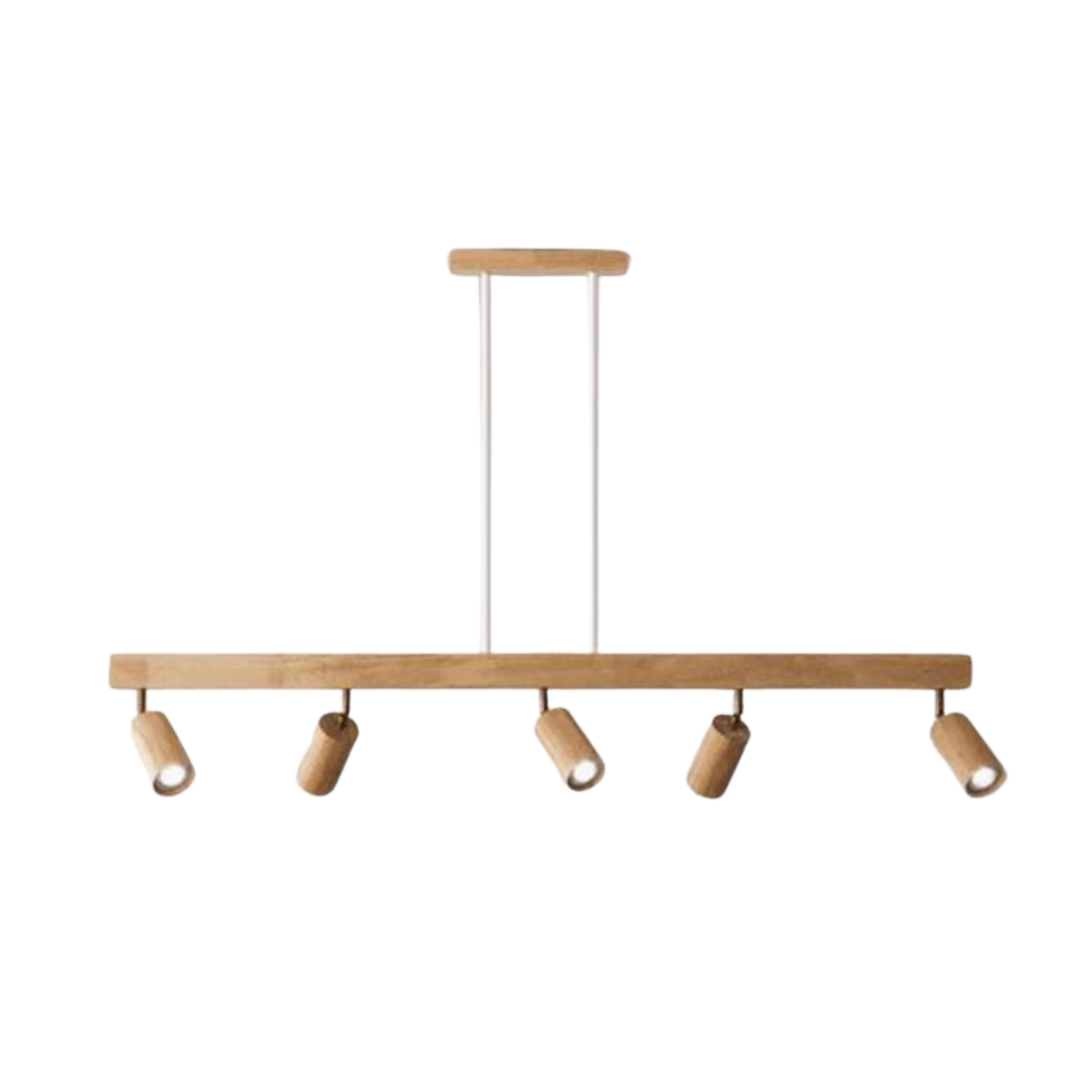 Lisslune | EcoLux Adjustable Wooden Ceiling Spotlight with LED Bulb Included