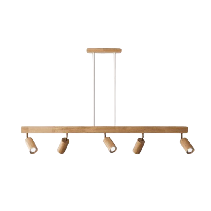 Lisslune | EcoLux Adjustable Wooden Ceiling Spotlight with LED Bulb Included