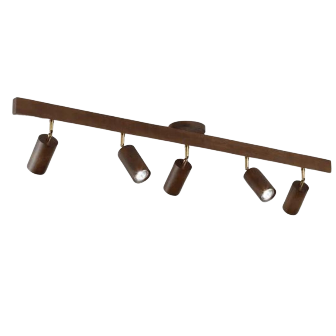 Lisslune | EcoLux Adjustable Wooden Ceiling Spotlight with LED Bulb Included