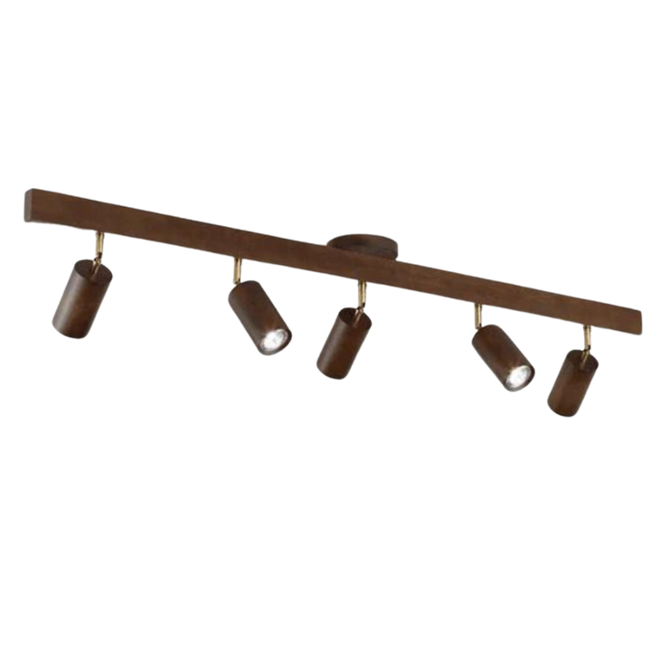 Lisslune | EcoLux Adjustable Wooden Ceiling Spotlight with LED Bulb Included