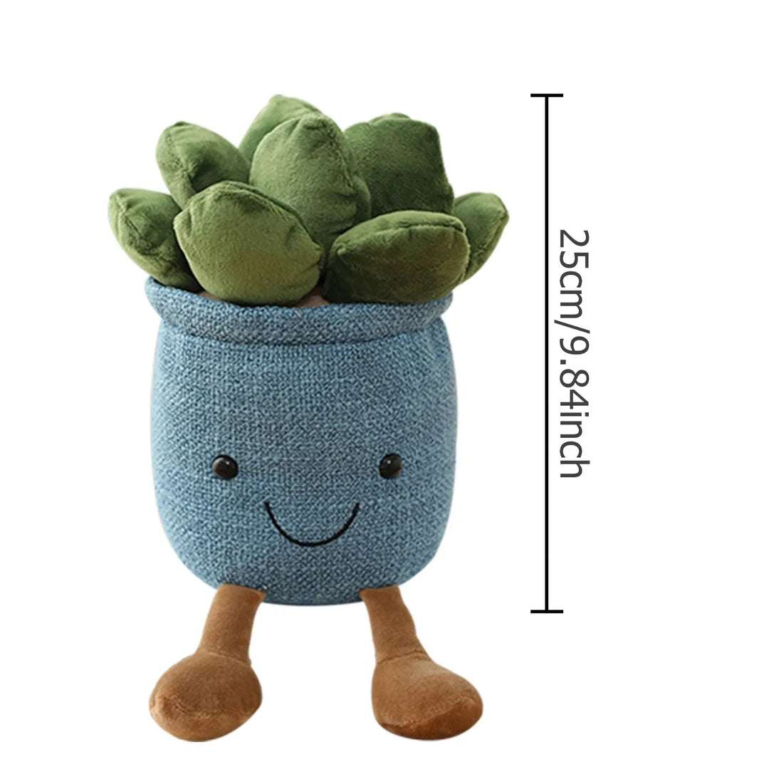 Lisslune | Adorable Succulent Plush Cushion: Soft, Cuddly Plant Decoration