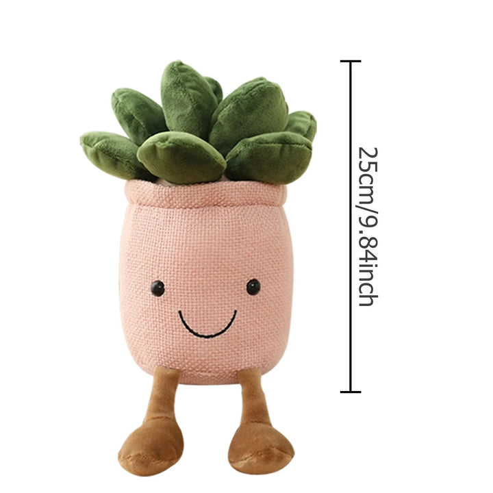 Lisslune | Adorable Succulent Plush Cushion: Soft, Cuddly Plant Decoration