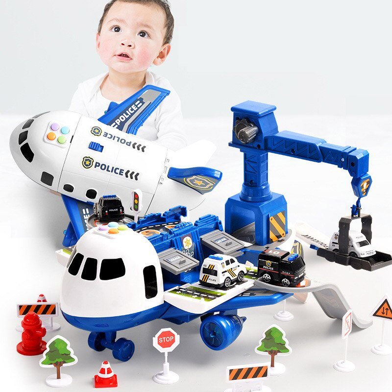 Lisslune | ADVENTURE AIRPLANE & VEHICLE SET – Airplane Toy Set for Imaginative Kids