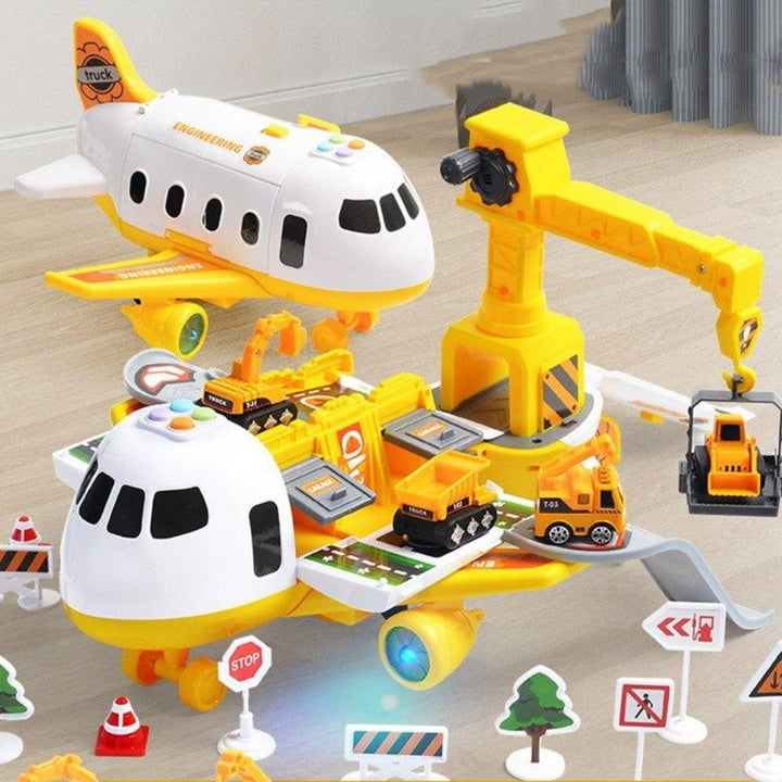 Lisslune | ADVENTURE AIRPLANE & VEHICLE SET – Airplane Toy Set for Imaginative Kids