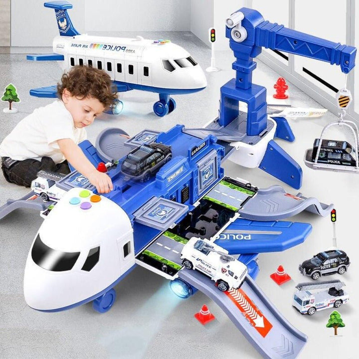 Lisslune | ADVENTURE AIRPLANE & VEHICLE SET – Airplane Toy Set for Imaginative Kids