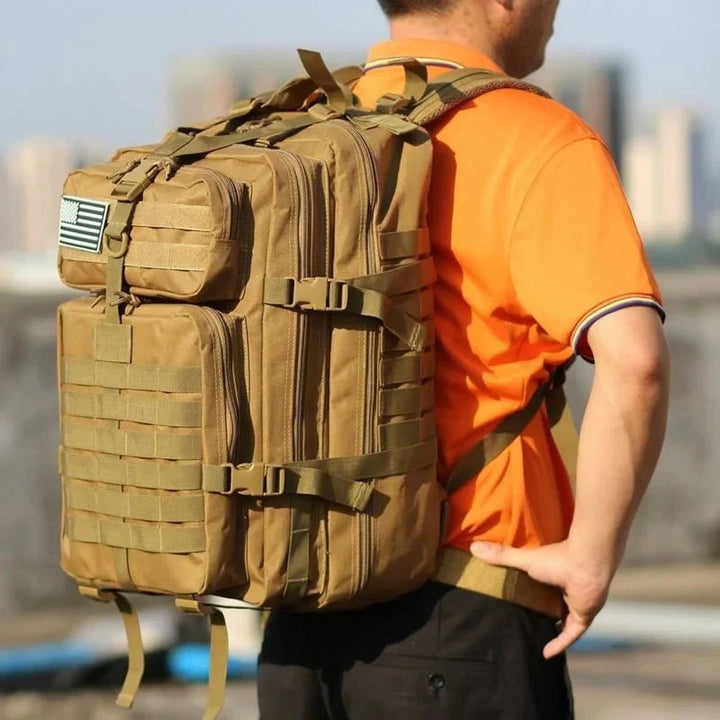 Lisslune | ADVENTUREPACK – Waterproof 50L Tactical Backpack for Travel & Outdoor Use