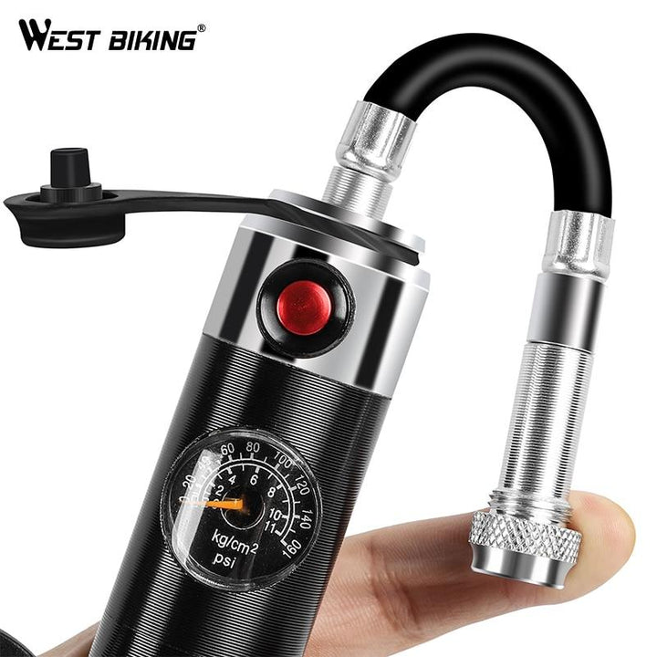 Lisslune | Bike Pump - Mini Bike Pump - Hand Bike Pump