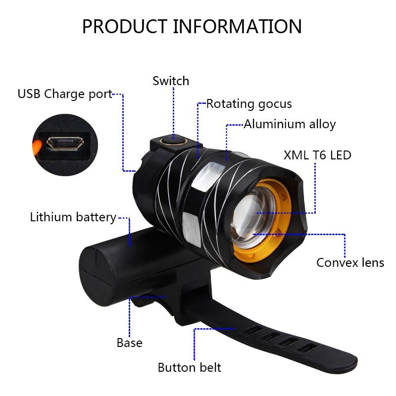 Lisslune | Bicycle Headlight - Bike LED Light