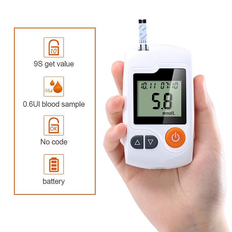 Lisslune | Glucometer - Blood Glucose Meter 100 Stips