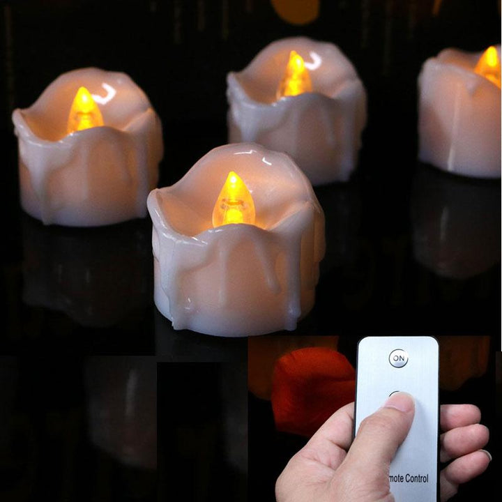 Lisslune | Battery Candles - Remote Control Flameless Candles 3 pcs