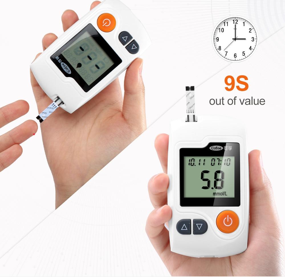 Lisslune | Glucometer - Blood Glucose Meter 100 Stips