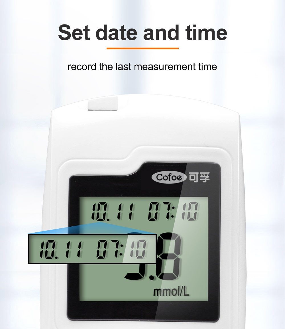 Lisslune | Glucometer - Blood Glucose Meter 100 Stips