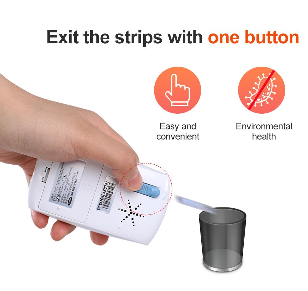 Lisslune | Glucometer - Blood Glucose Meter 100 Stips