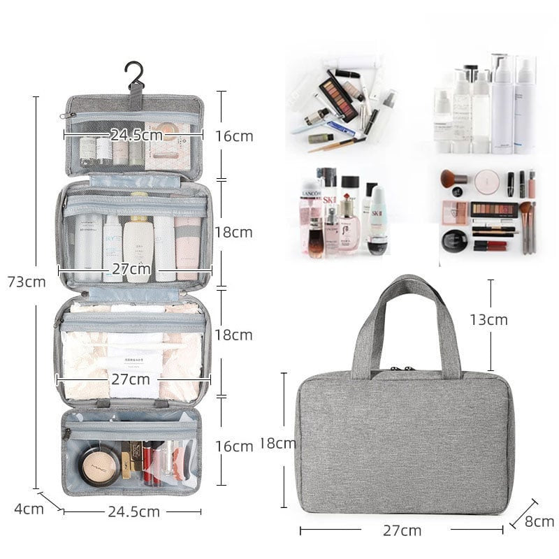 Lisslune | Waterproof cultural bag travel bag with hooks for hanging