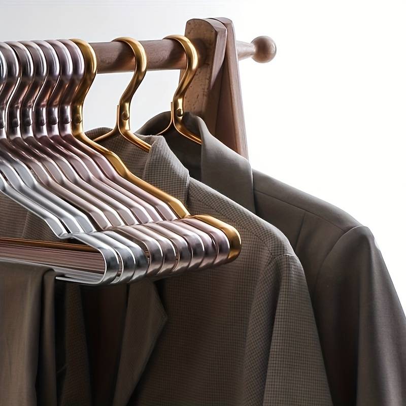 Lisslune | Brass Clothes Hangers | Premium, Durable & Ideal for Luxury Garments in Your Wardrobe