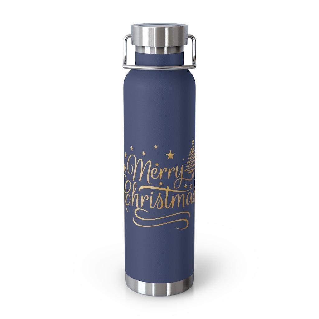 Lisslune | Vacation Joy Vacuum Insulated Stainless Steel Water Bottle - 22 Oz with Wide Neck