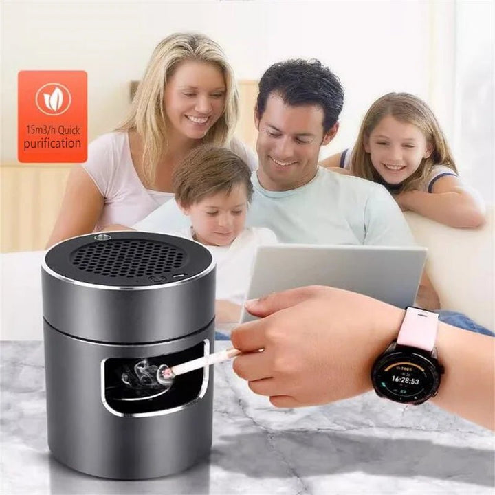 Lisslune | AEROCLEAN – Smart Smokeless Ashtray with Rechargeable Battery and HEPA Filter
