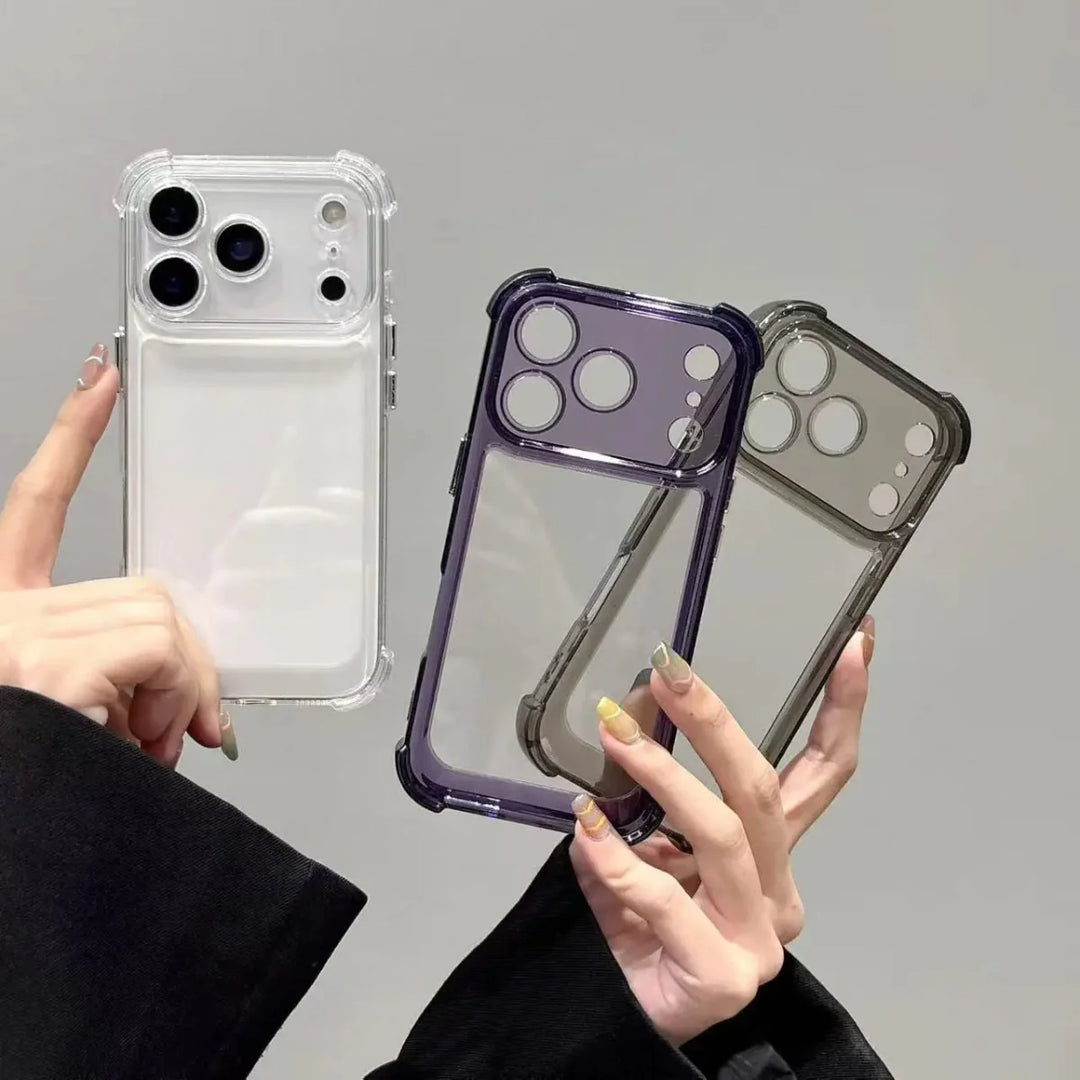 Lisslune | AeroGuard – Shockproof Transparent Bumper Case for iPhone 11-17