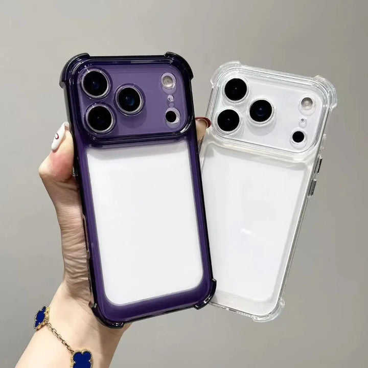 Lisslune | AeroGuard – Shockproof Transparent Bumper Case for iPhone 11-17