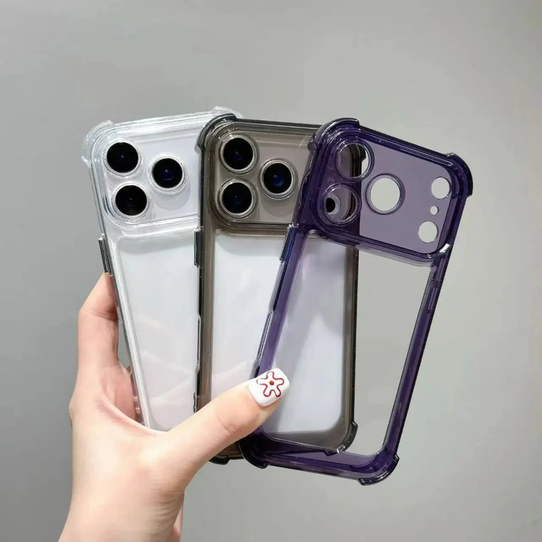 Lisslune | AeroGuard – Shockproof Transparent Bumper Case for iPhone 11-17