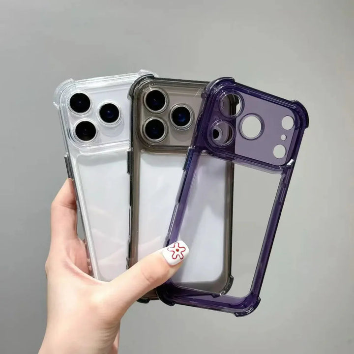 Lisslune | AeroGuard – Shockproof Transparent Bumper Case for iPhone 11-17