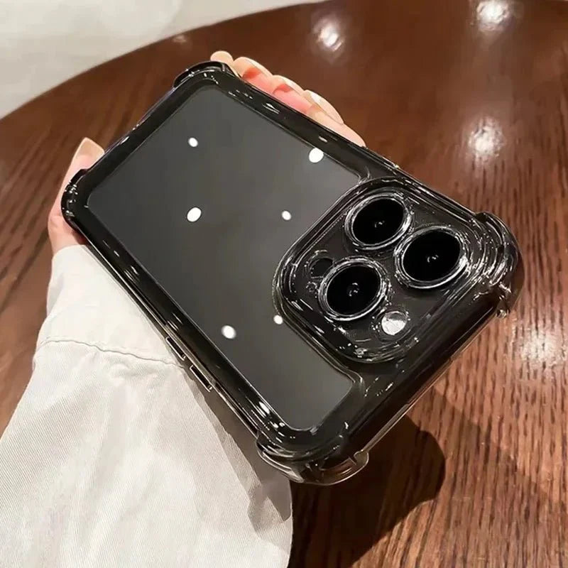 Lisslune | AeroGuard – Shockproof Transparent Bumper Case for iPhone 11-17