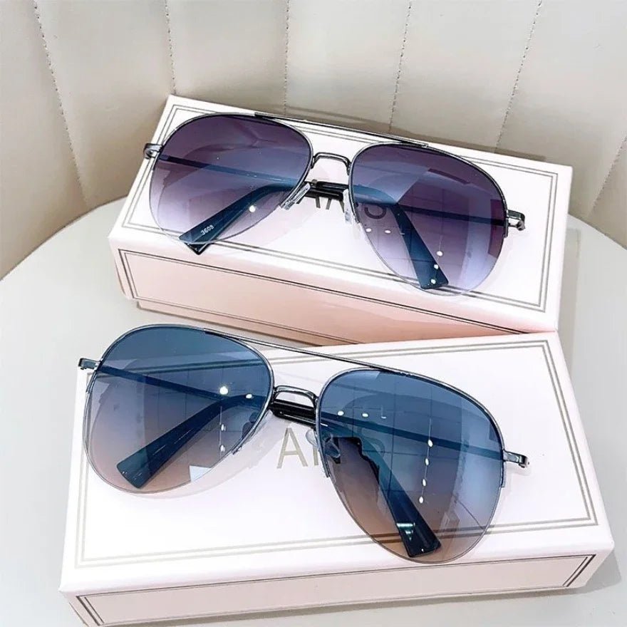 Lisslune | AEROVIEW SHADES – Gradient Pilot Sunglasses with UV400 Protection for Men