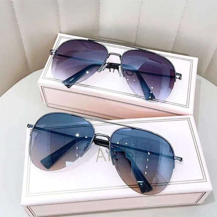 Lisslune | AEROVIEW SHADES – Gradient Pilot Sunglasses with UV400 Protection for Men