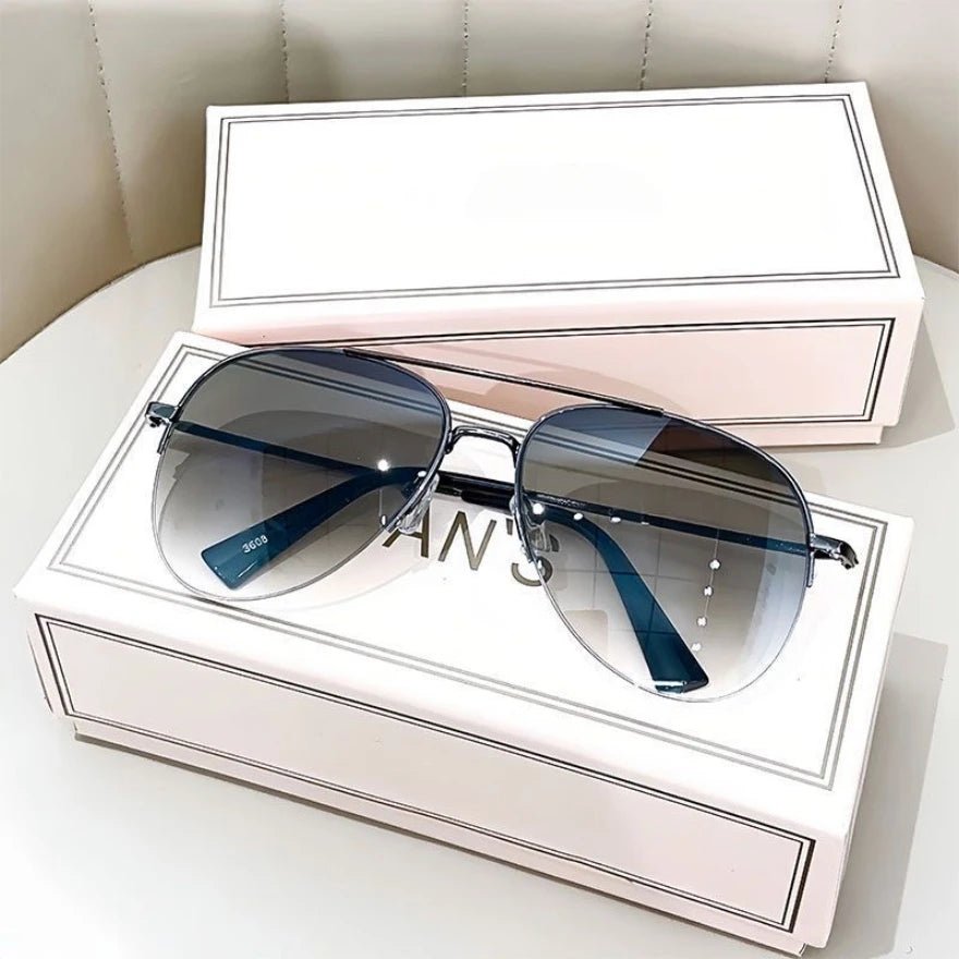 Lisslune | AEROVIEW SHADES – Gradient Pilot Sunglasses with UV400 Protection for Men
