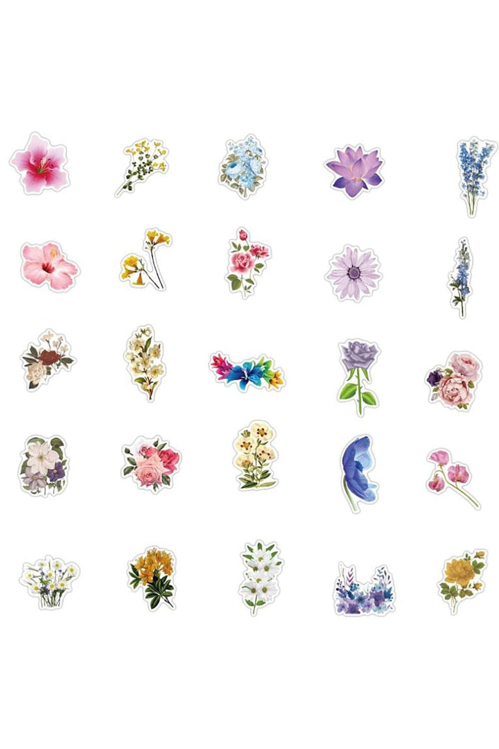 Lisslune | Floral Wall Sticker Set