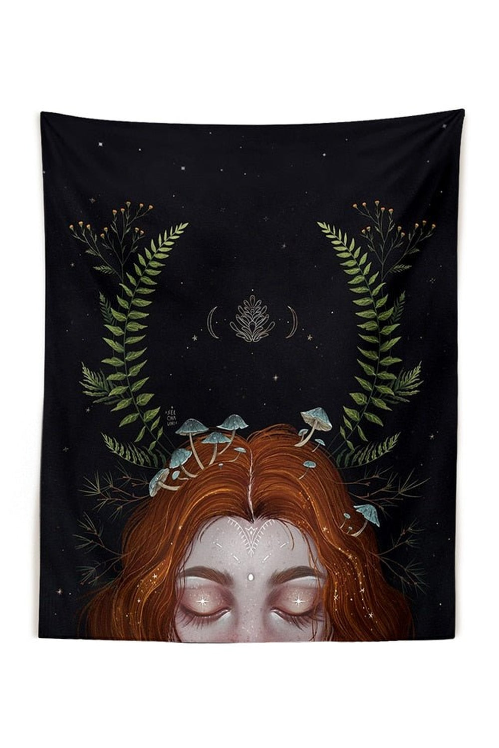Lisslune | Girl Art Tapestry