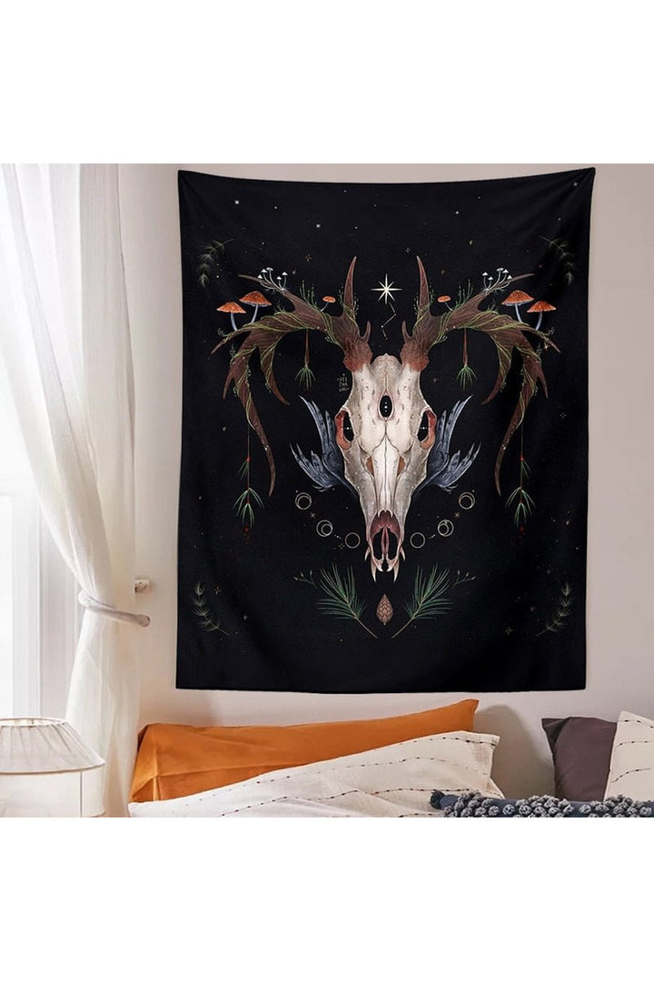 Lisslune | Girl Art Tapestry