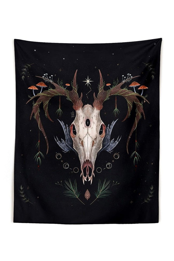 Lisslune | Girl Art Tapestry