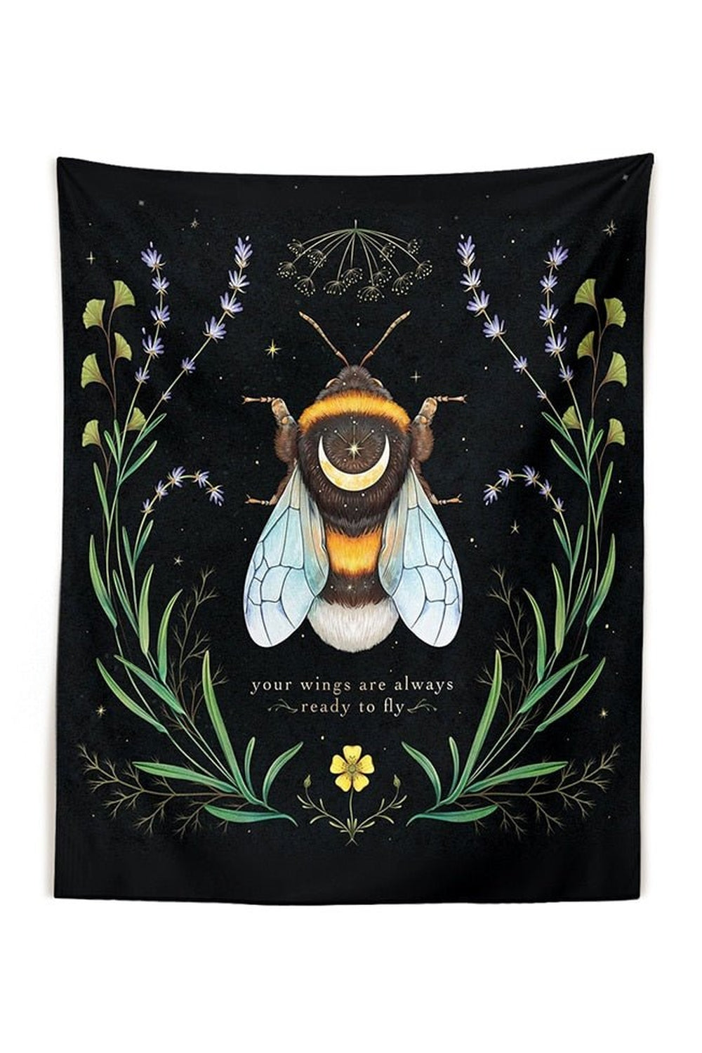 Lisslune | Girl Art Tapestry